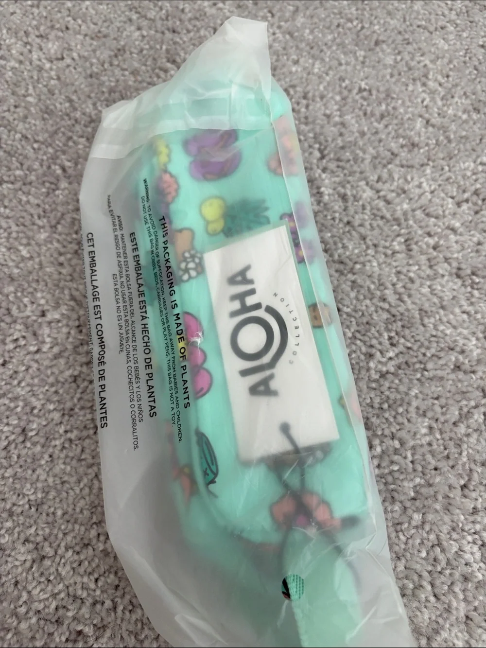 ALOHA Collection Hello Kitty Hawaii Exclu. Nylon Pencil Case Aloha Icons Splash